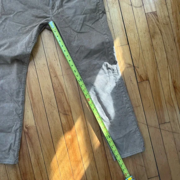 J. Crew Men’s Tan Corduroy Slim Fit Pants 31 x 30 Fall 2024 - Picture 6 of 8